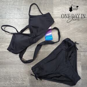 Mienoe Cross Front Bikini Swimsuit Size (150) L